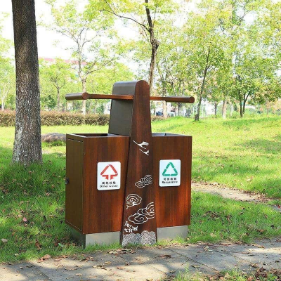 仿古中國(guó)風(fēng)垃圾桶FG-1015