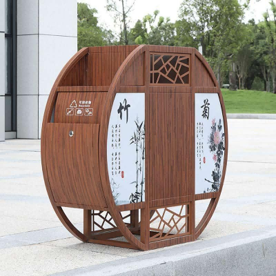 仿古中國風(fēng)垃圾桶FG-1000